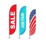 Small Commercial-Basics Feather II Custom Flag Banner